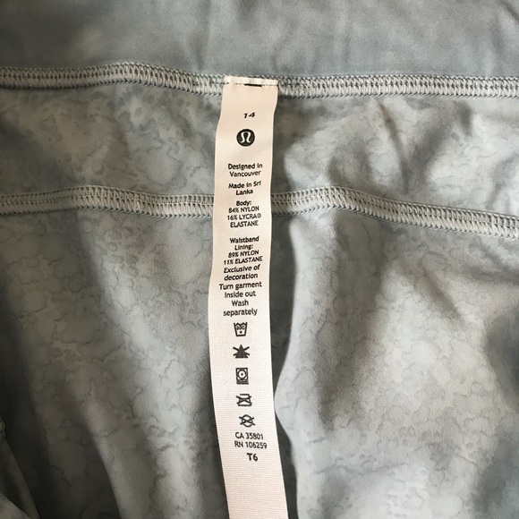 Lululemon Tights Tie Dye - Picture 6 of 8